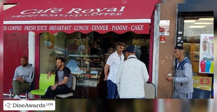 Cafe Royal storefront on Plumstead Road